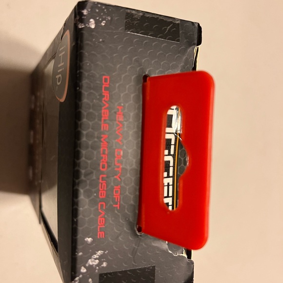 Braided micro usb cable. Rugged. 10ft by ihip - Picture 3 of 7